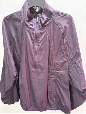 Athleta Plum Utility Windbreaker Jacket